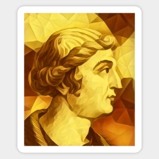 Cassius Dio Golden Portrait | Cassius Dio Artwork 9 Sticker